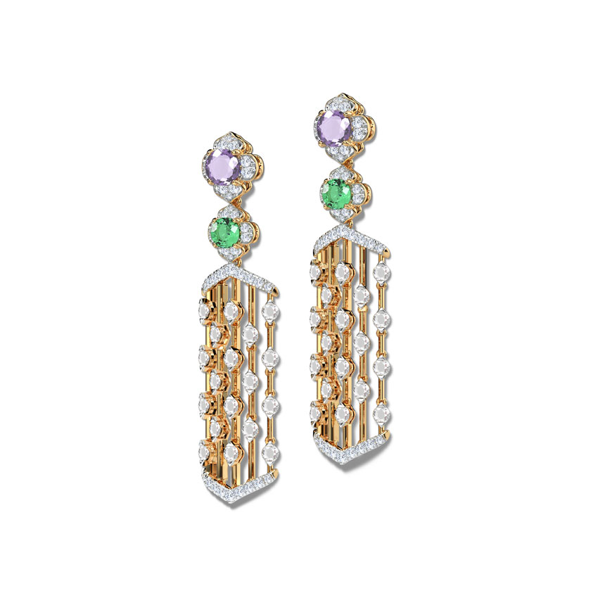 Regal Gemstone Drop Earrings Regal Gemstone Drop Earrings