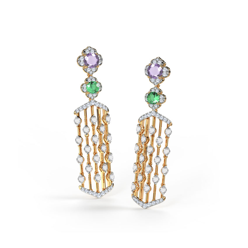 Regal Gemstone Drop Earrings Regal Gemstone Drop Earrings