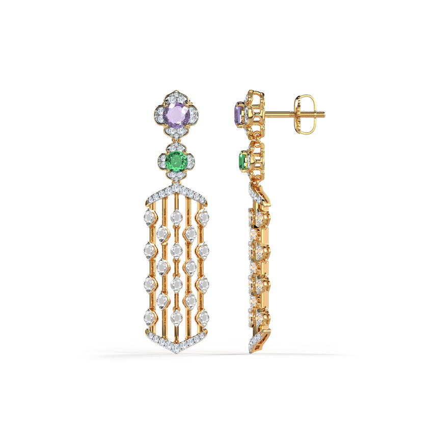 Regal Gemstone Drop Earrings Regal Gemstone Drop Earrings