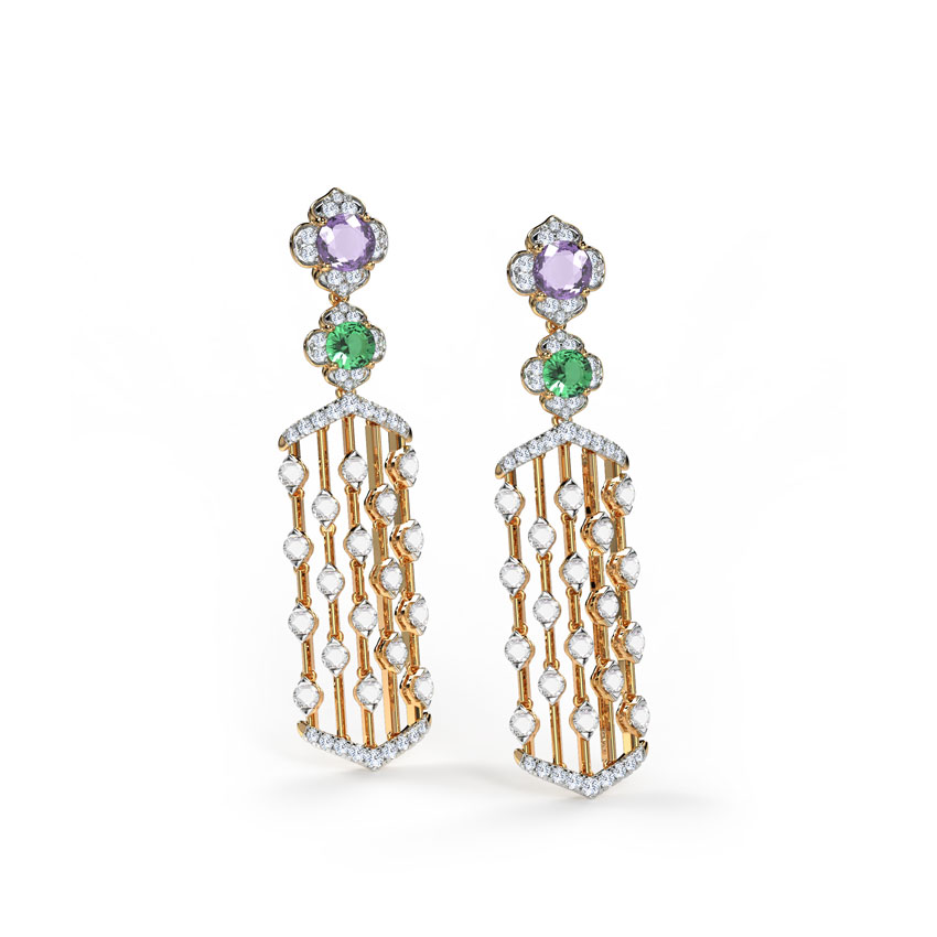 Regal Gemstone Drop Earrings Regal Gemstone Drop Earrings