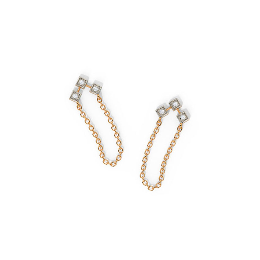 Trine Quad Drop Earrings