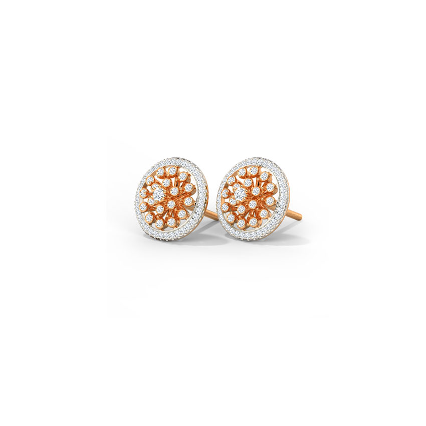 Floral Radiance Diamond Stud Earrings Floral Radiance Diamond Stud Earrings