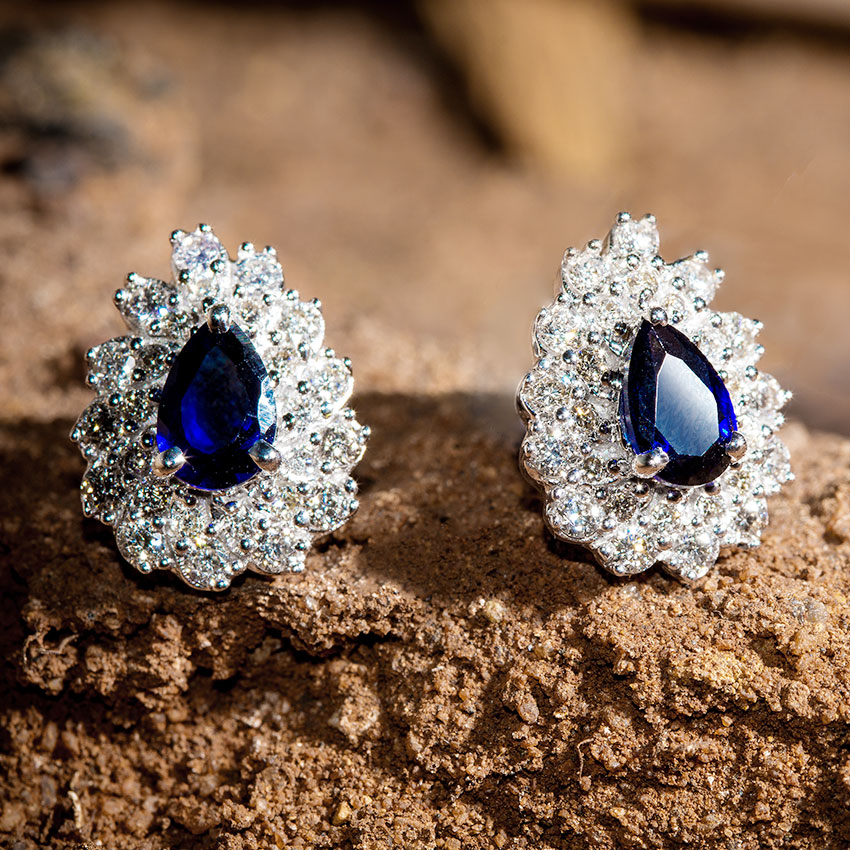 Erin Azure Gemstone Stud Earrings Erin Azure Gemstone Stud Earrings