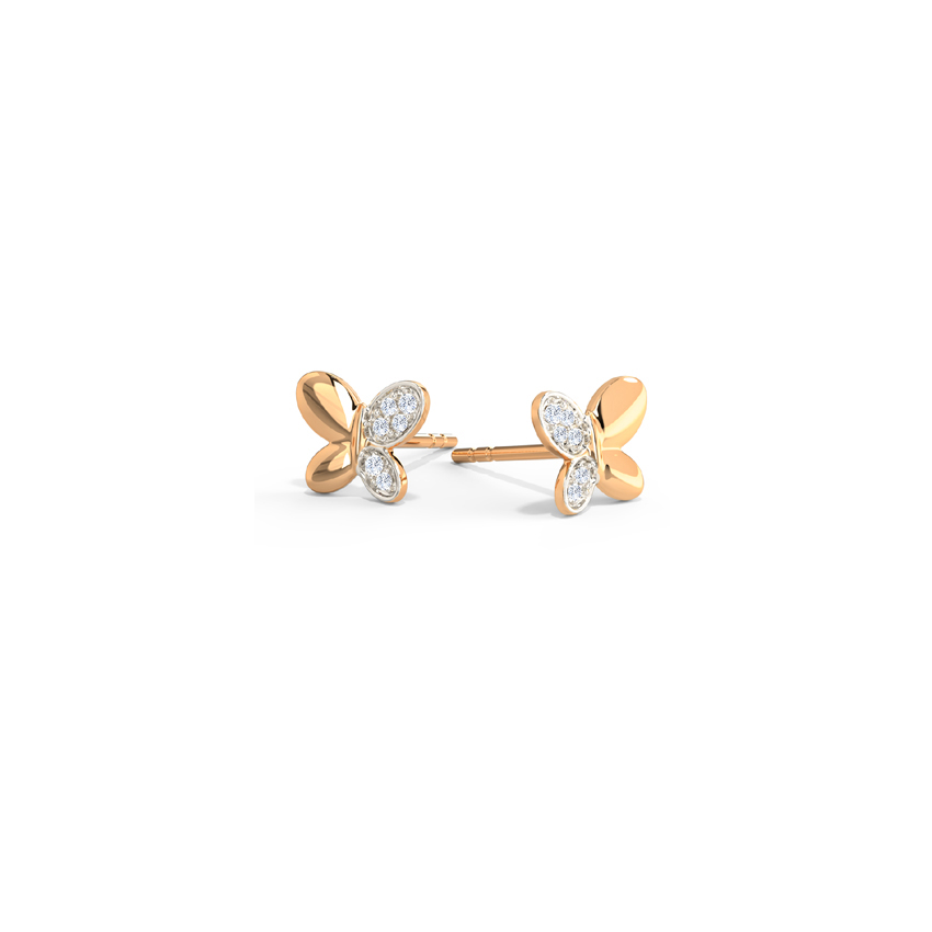 Petite Butterfly Diamond Stud Earrings Petite Butterfly Diamond Stud Earrings