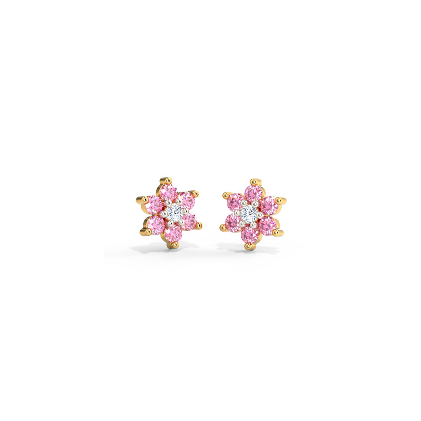 Blush Bloom Stud Earrings