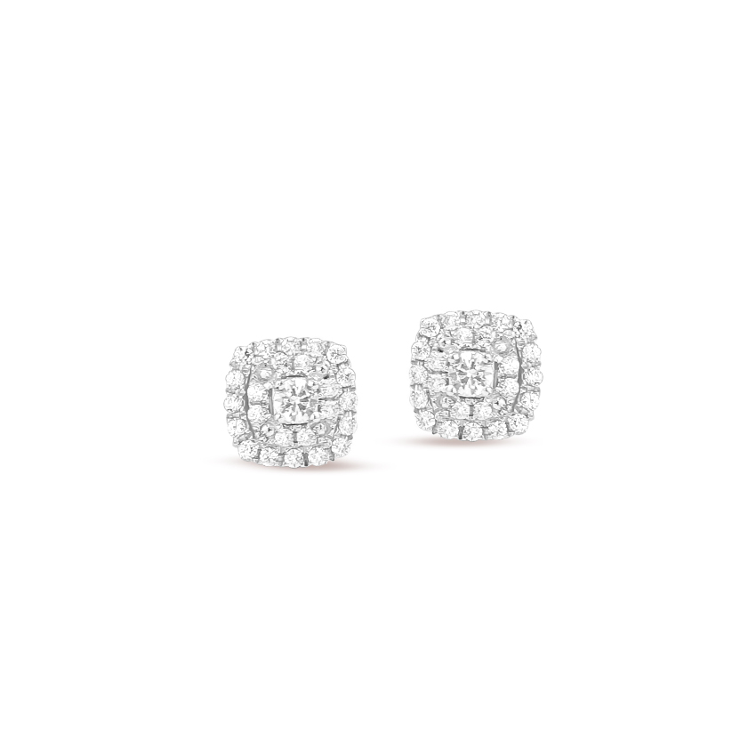 Glowing Cluster Stud Earrings