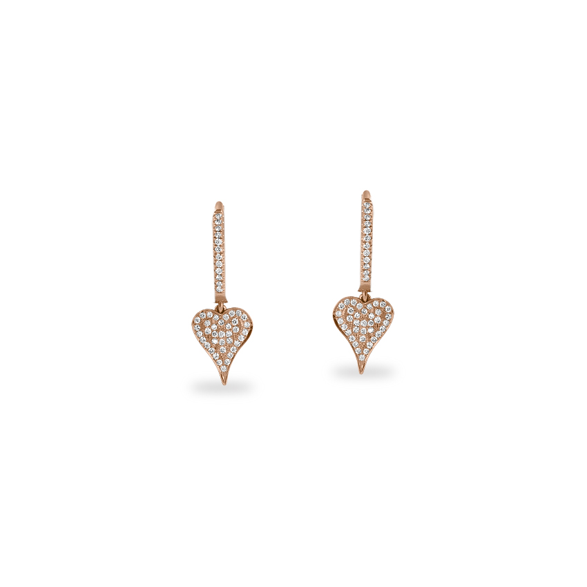 Twinkling Love Hoop Earrings