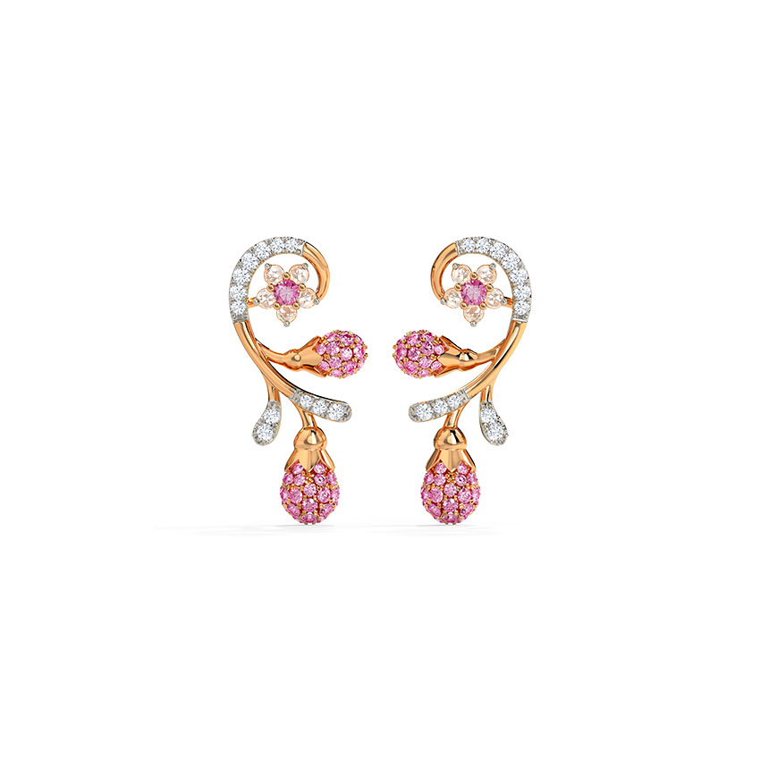Jovial Sakura Gemstone Stud Earrings Jovial Sakura Gemstone Stud Earrings