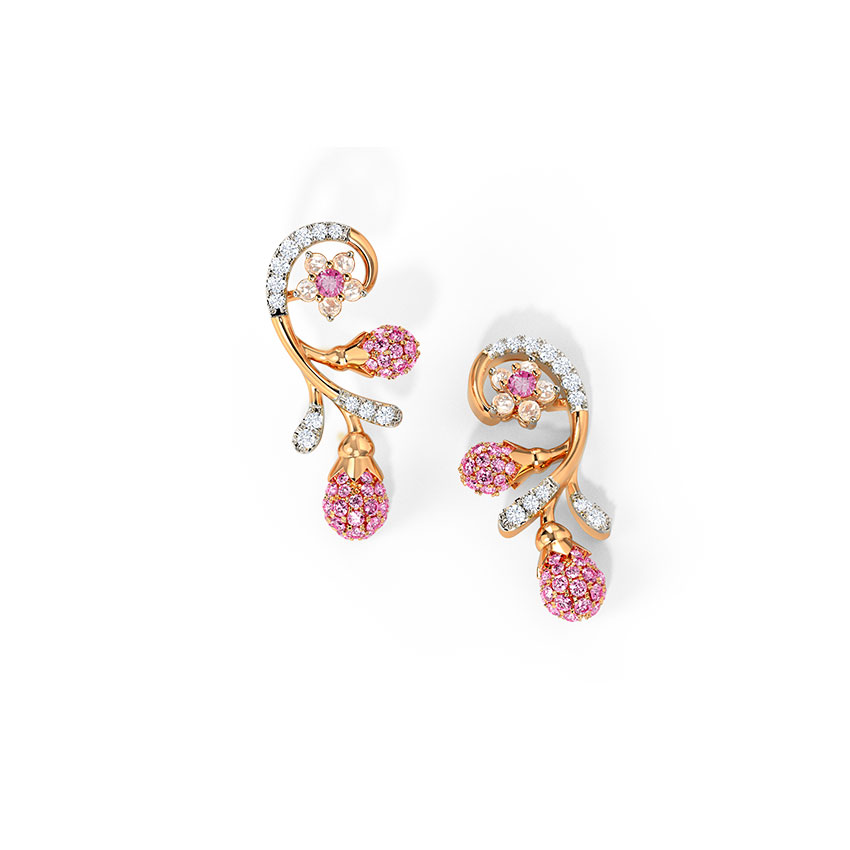 Jovial Sakura Gemstone Stud Earrings Jovial Sakura Gemstone Stud Earrings