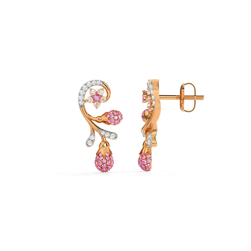 Jovial Sakura Gemstone Stud Earrings Jovial Sakura Gemstone Stud Earrings