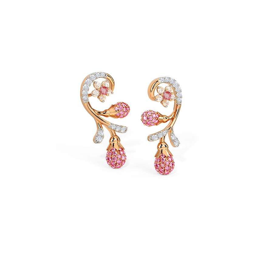 Jovial Sakura Gemstone Stud Earrings Jovial Sakura Gemstone Stud Earrings