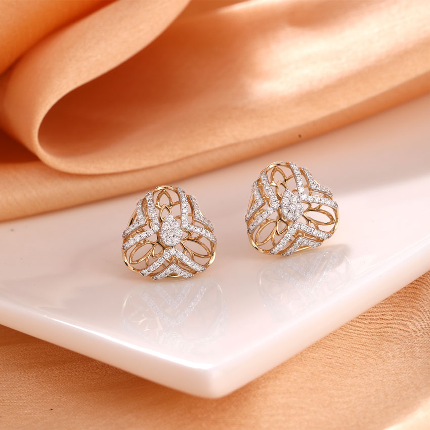Tiam Diamond Stud Earrings Tiam Diamond Stud Earrings