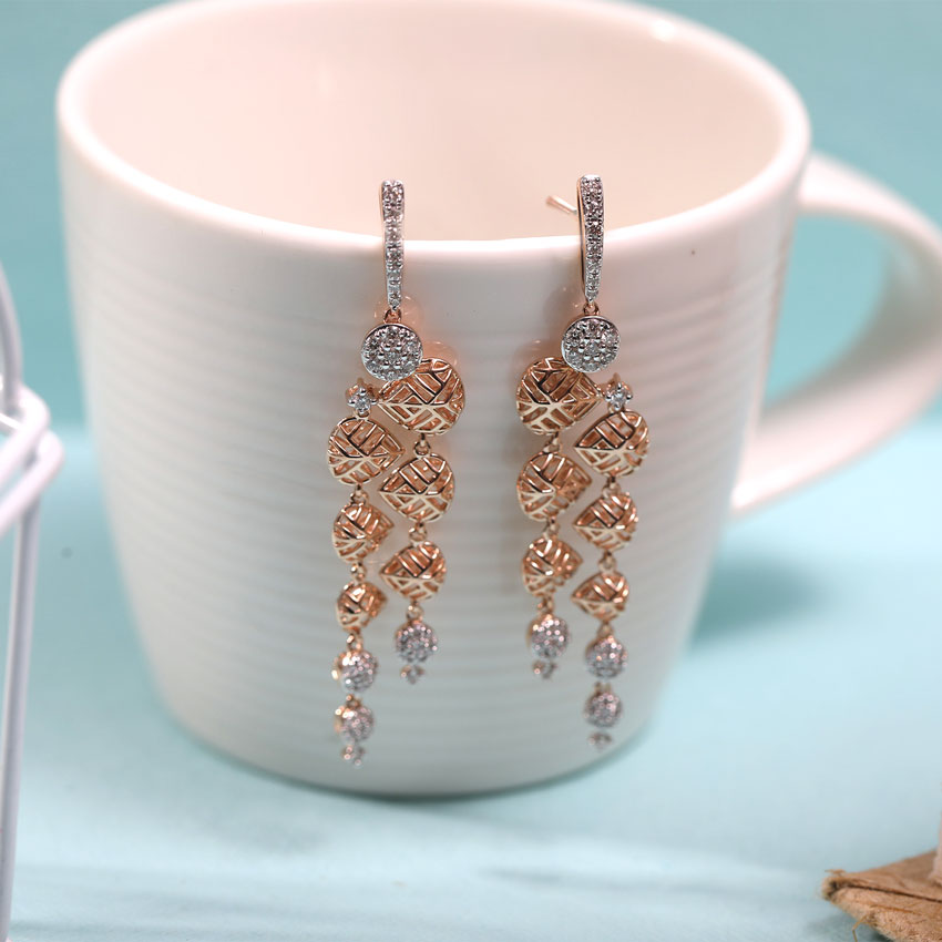 Sadira Diamond Drop Earrings Sadira Diamond Drop Earrings