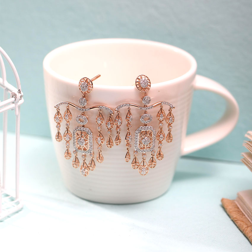 Rana Diamond Drop Earrings