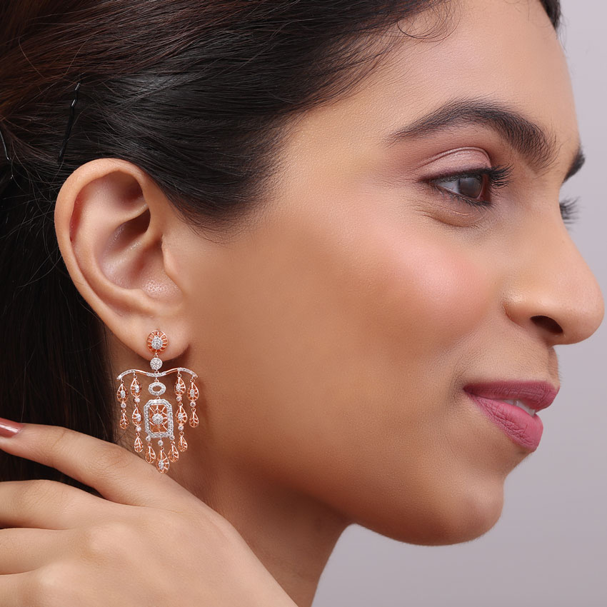 Rana Diamond Drop Earrings