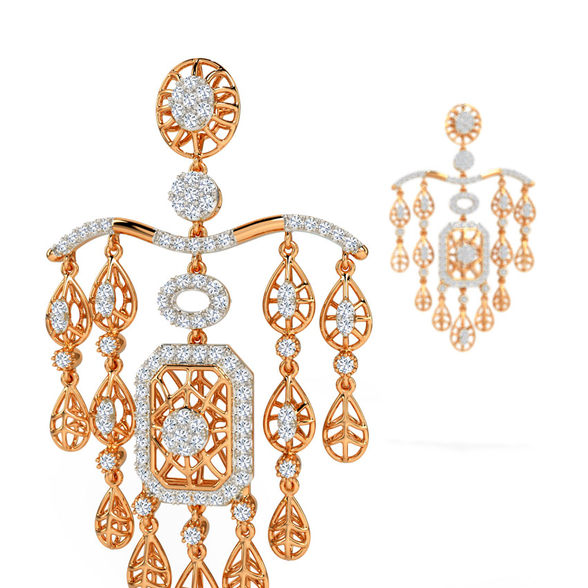 Rana Diamond Drop Earrings