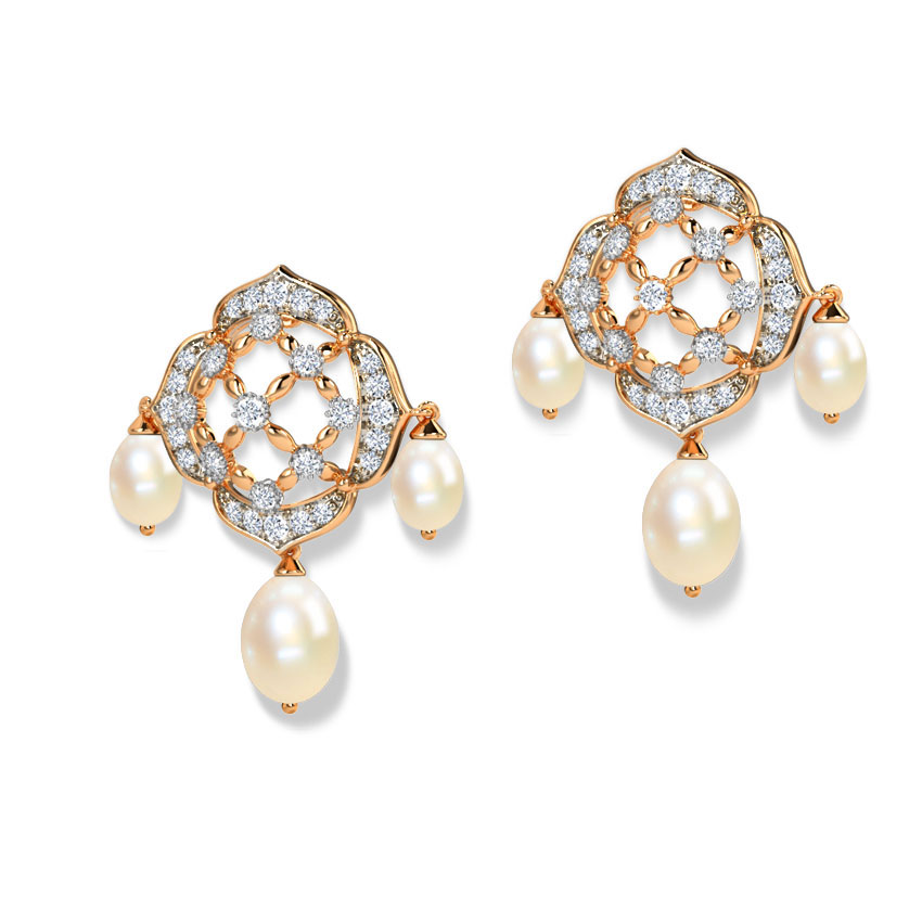 Arsia Pearl Drop Earrings