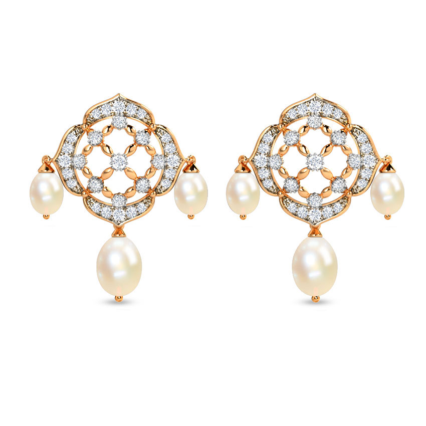 Arsia Pearl Drop Earrings