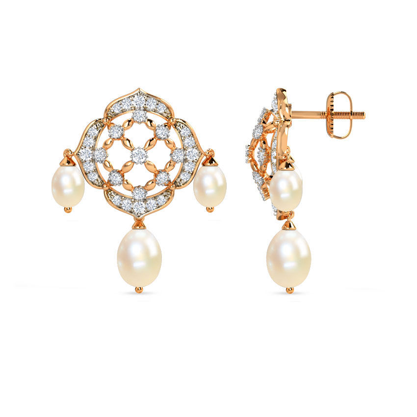 Arsia Pearl Drop Earrings