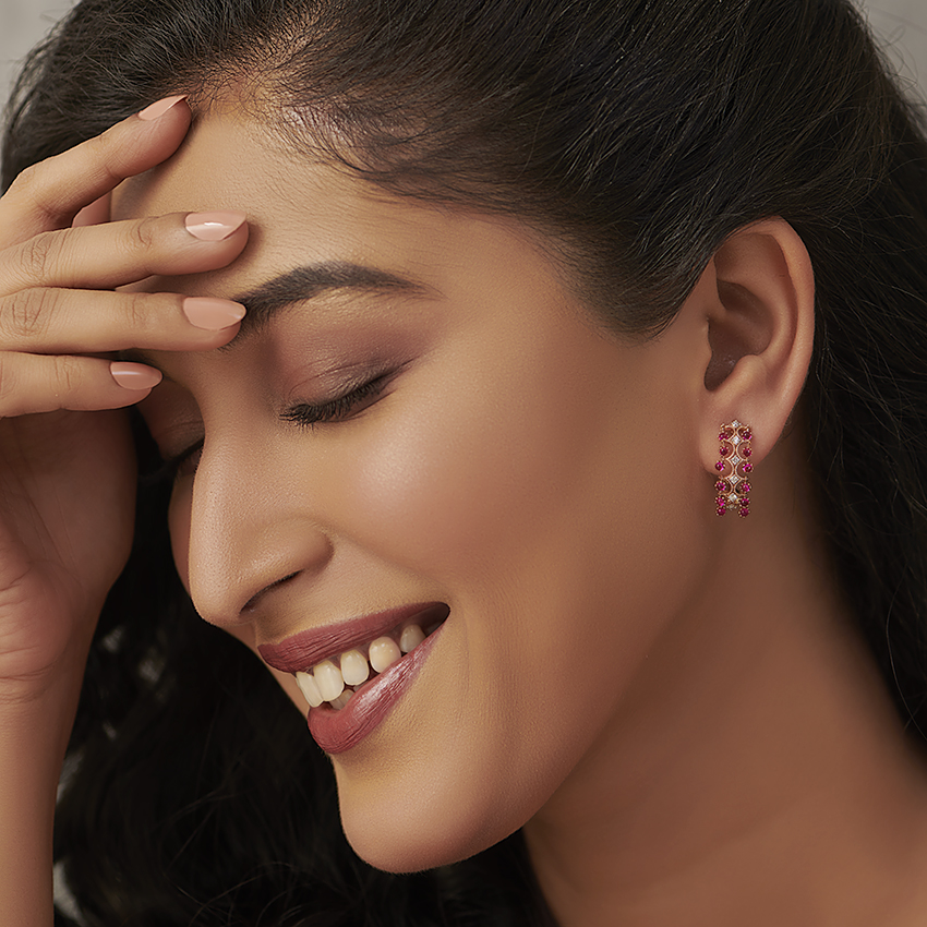 Maeve Diamond Hoop Earrings Maeve Diamond Hoop Earrings