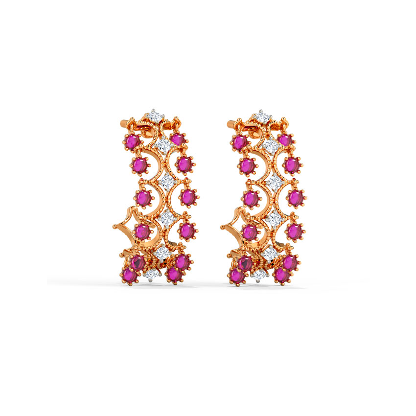 Maeve Diamond Hoop Earrings Maeve Diamond Hoop Earrings