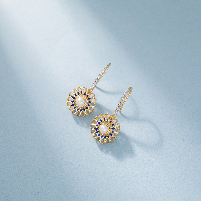 Bushra Pearl Drop Earrings