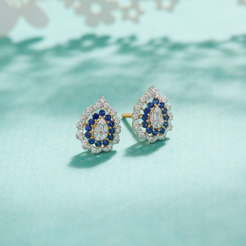 Zila Gemstone Stud Earrings