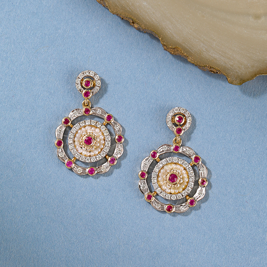 Niaz Diamond Drop Earrings