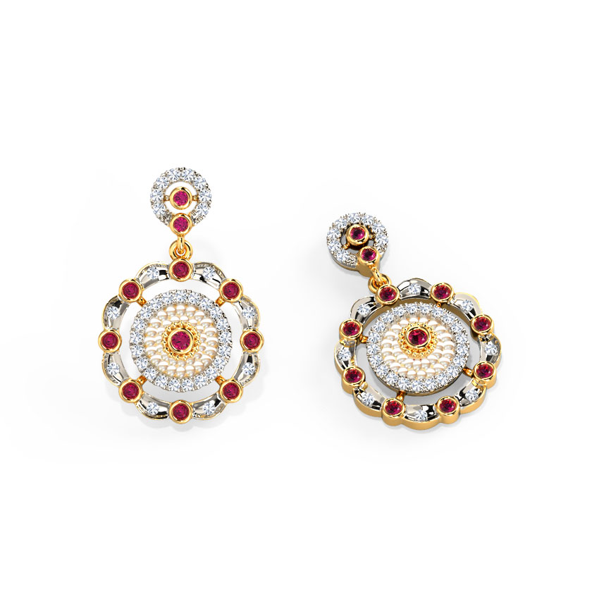 Niaz Diamond Drop Earrings