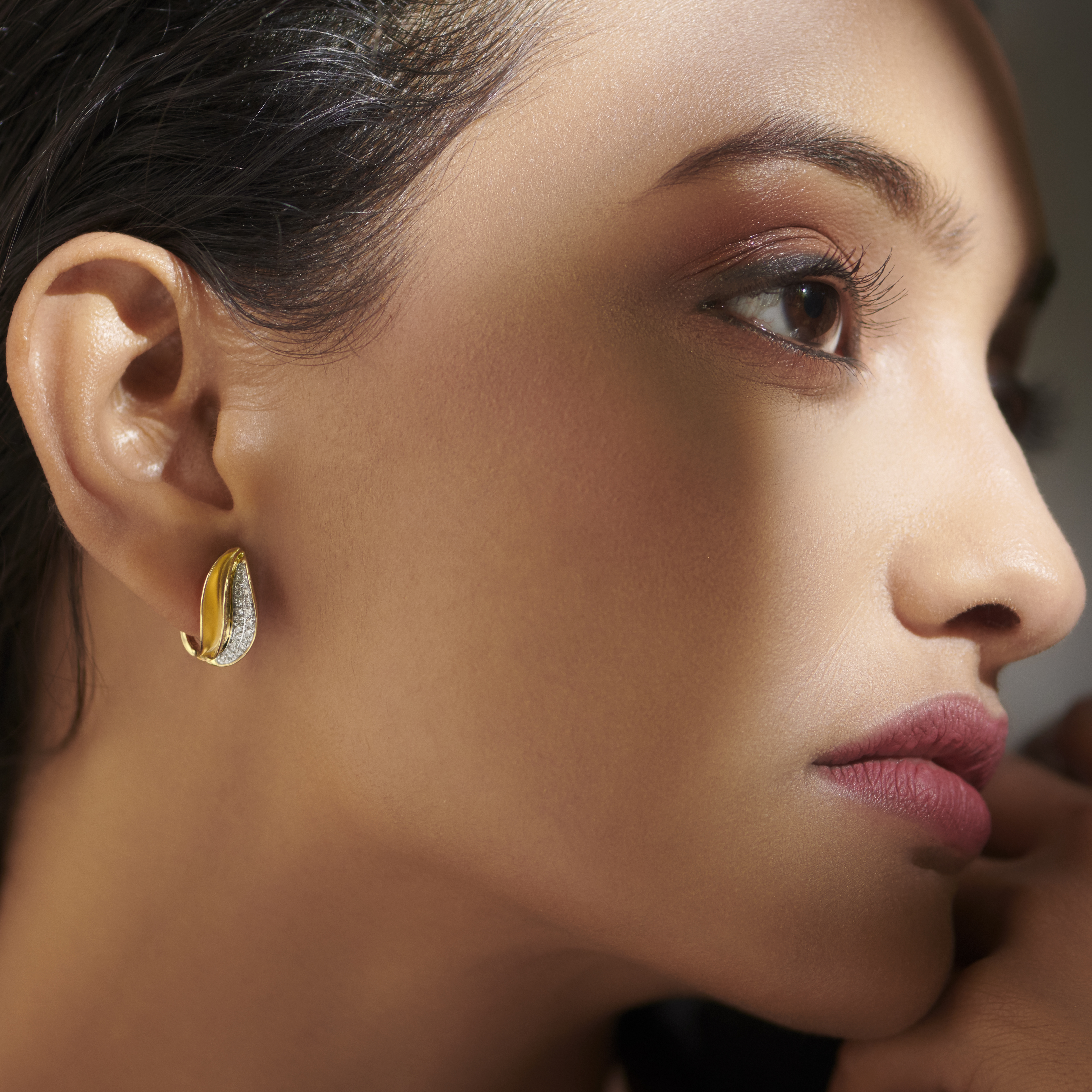 Elsbeth Diamond Hoop Earrings Elsbeth Diamond Hoop Earrings