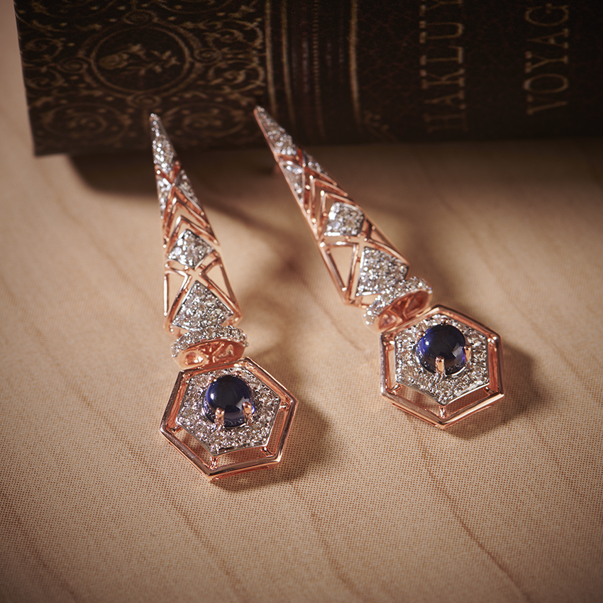 Liya Gemstone Drop Earrings