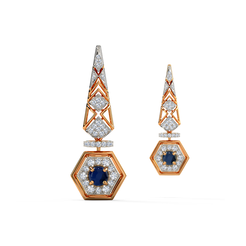 Liya Gemstone Drop Earrings
