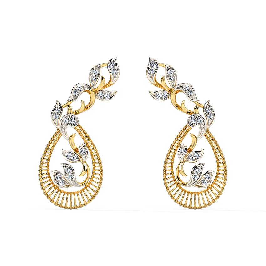 Buy Aamrin Diamond Drop Earrings Online CaratLane