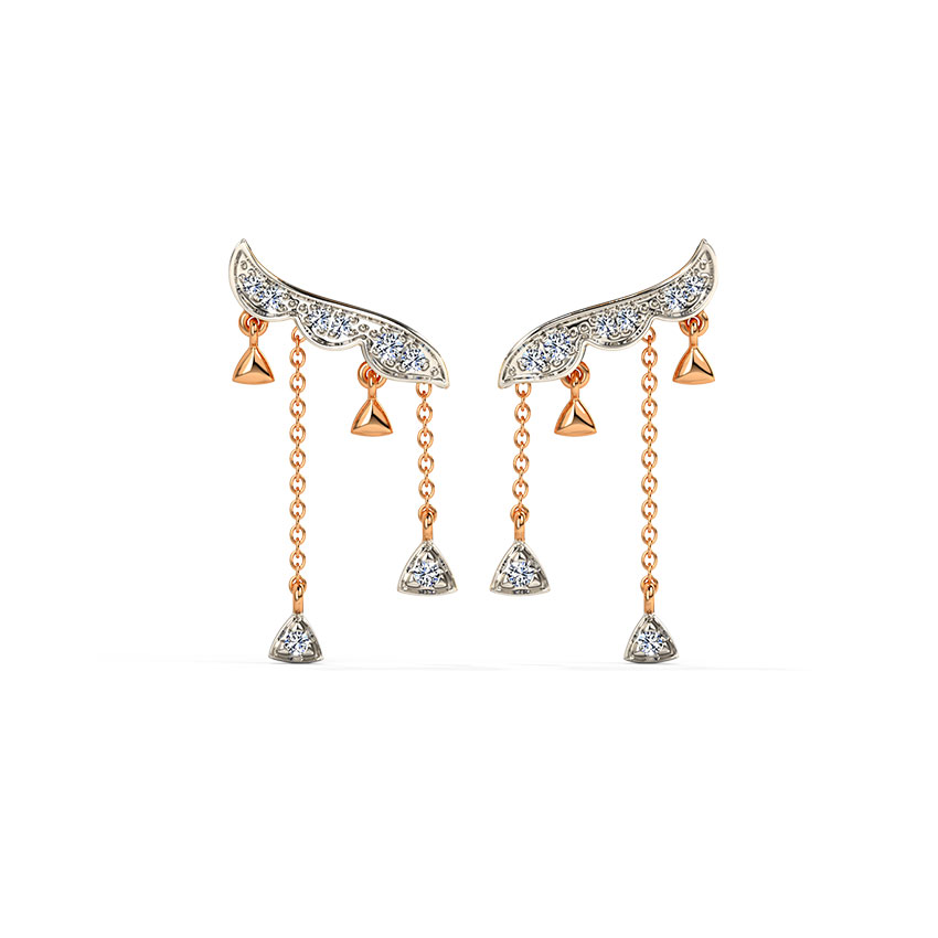 Buy Levina Diamond Drop Earrings Online CaratLane