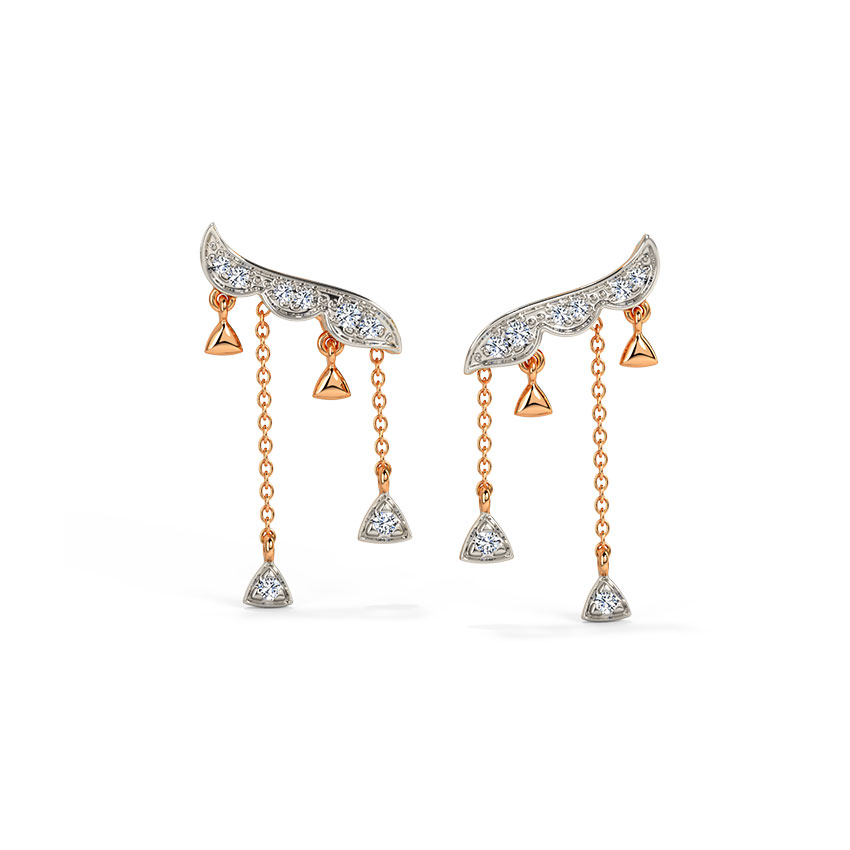 Buy Levina Diamond Drop Earrings Online CaratLane