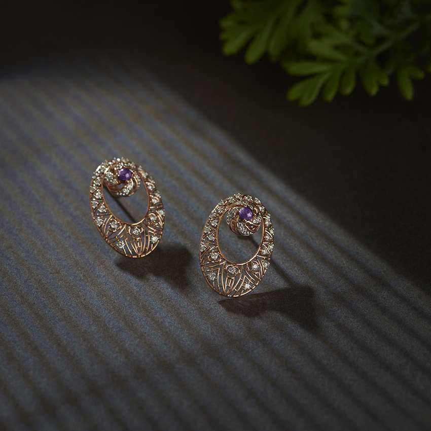 Swiss Trigonal Gemstone Drop Earrings Swiss Trigonal Gemstone Drop Earrings