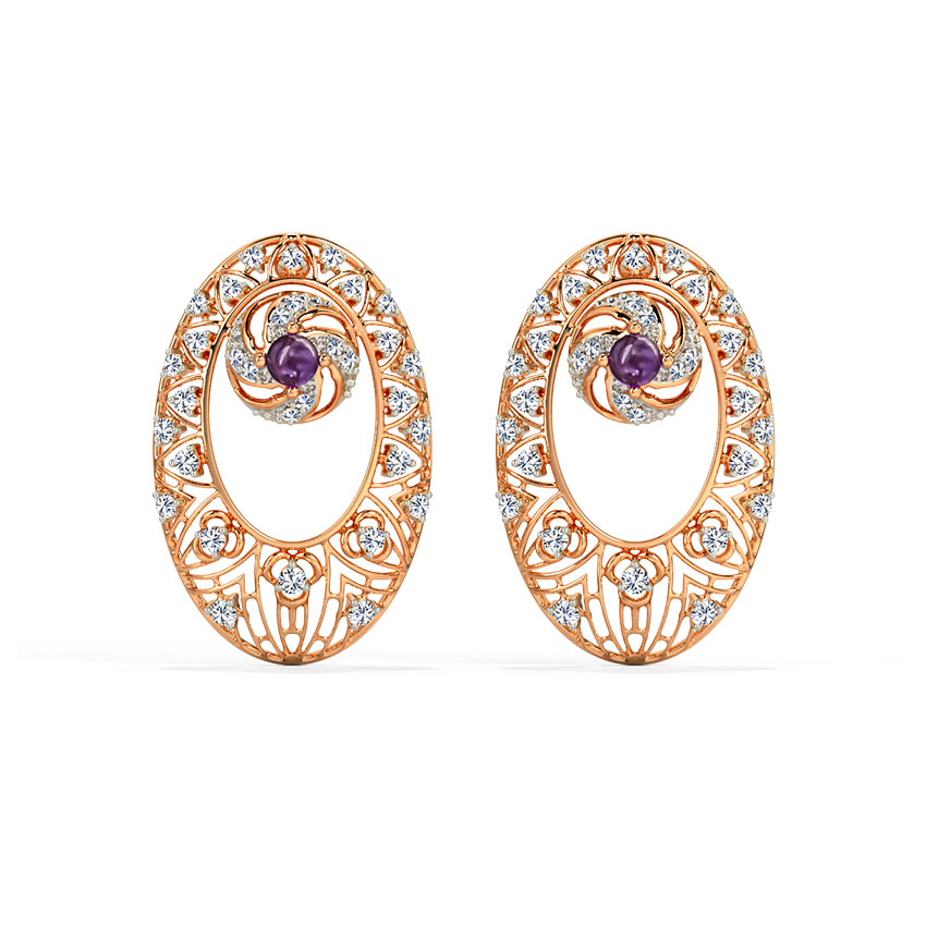 Swiss Trigonal Gemstone Drop Earrings Swiss Trigonal Gemstone Drop Earrings