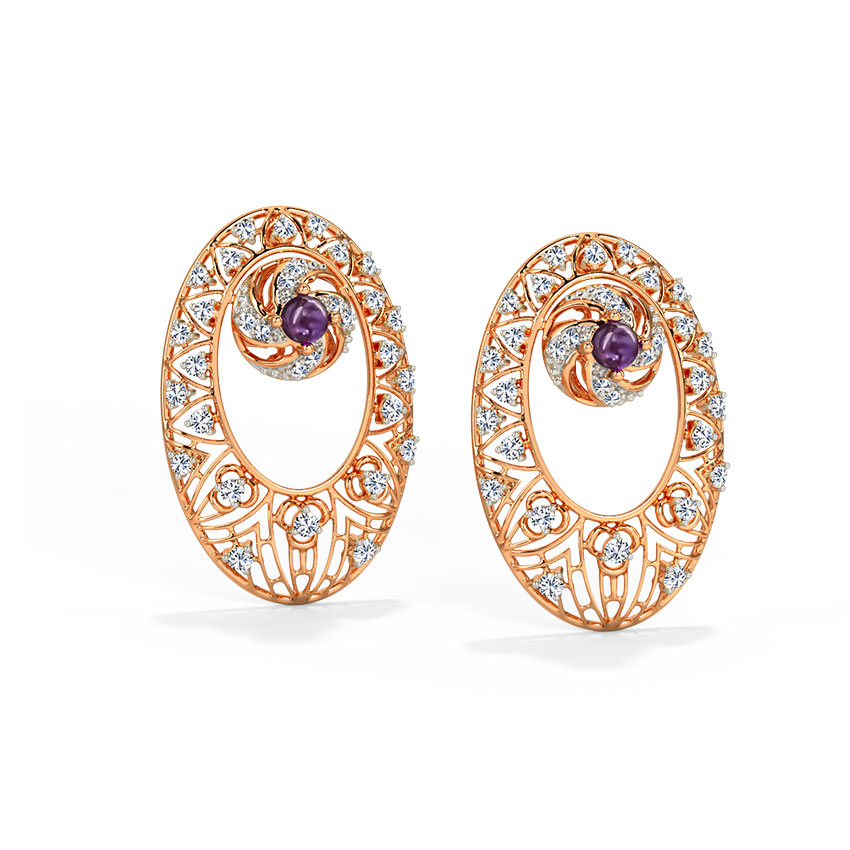 Swiss Trigonal Gemstone Drop Earrings Swiss Trigonal Gemstone Drop Earrings