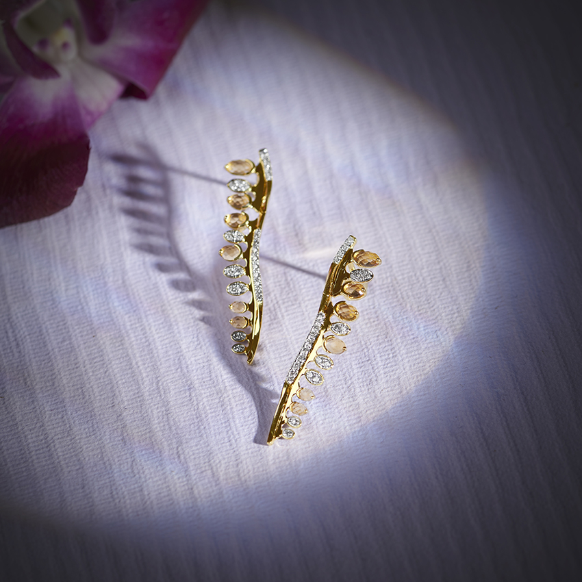 Lauren Linear Gemstone Drop Earrings Lauren Linear Gemstone Drop Earrings