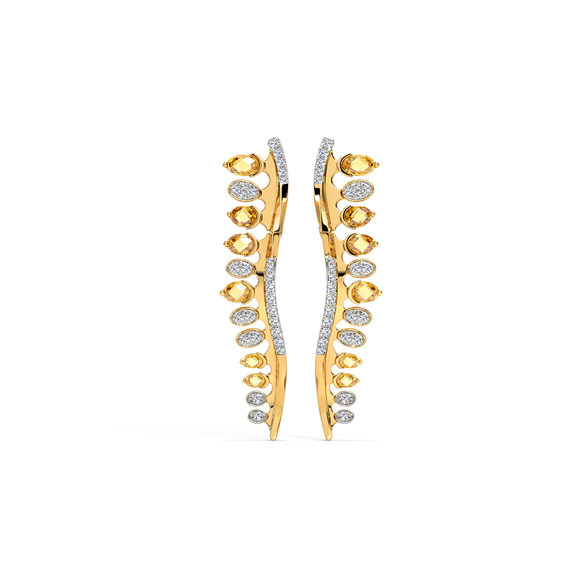 Lauren Linear Gemstone Drop Earrings Lauren Linear Gemstone Drop Earrings