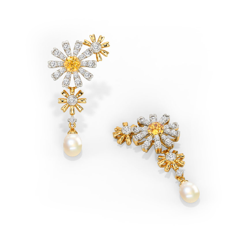 Dreamy Daisy Gemstone Drop Earrings Dreamy Daisy Gemstone Drop Earrings