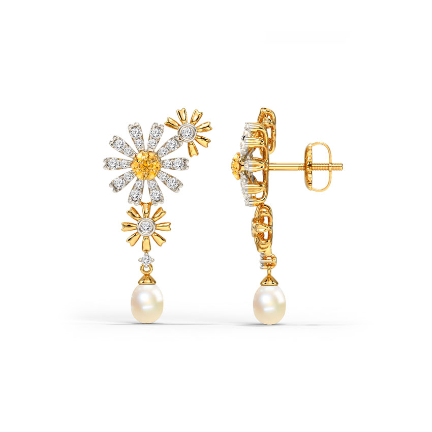 Dreamy Daisy Gemstone Drop Earrings Dreamy Daisy Gemstone Drop Earrings