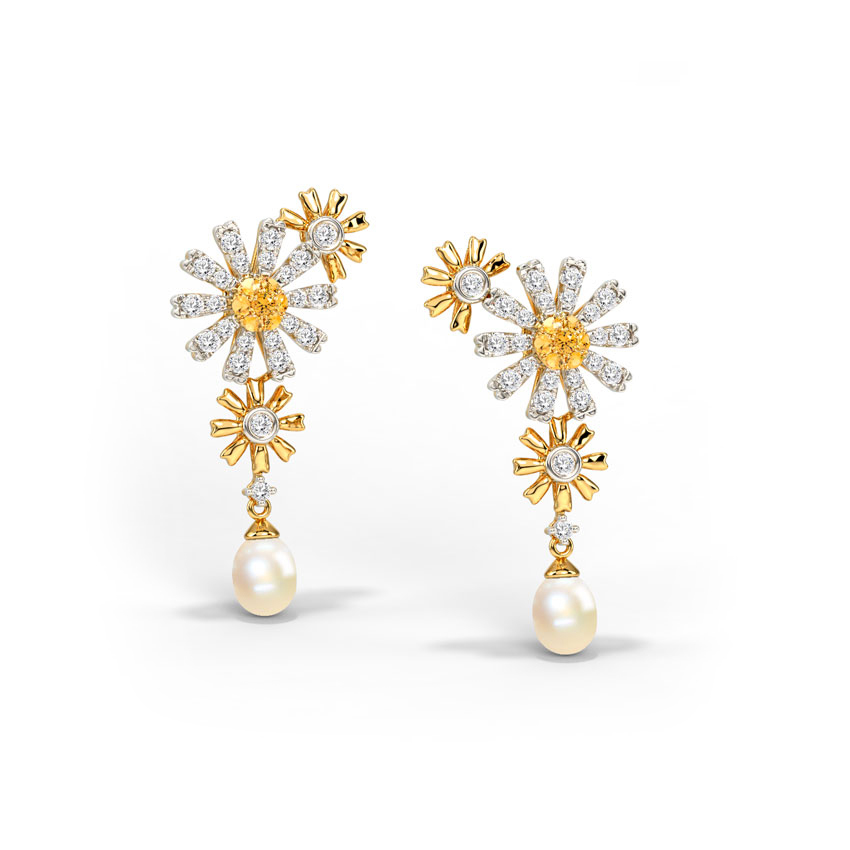 Dreamy Daisy Gemstone Drop Earrings Dreamy Daisy Gemstone Drop Earrings