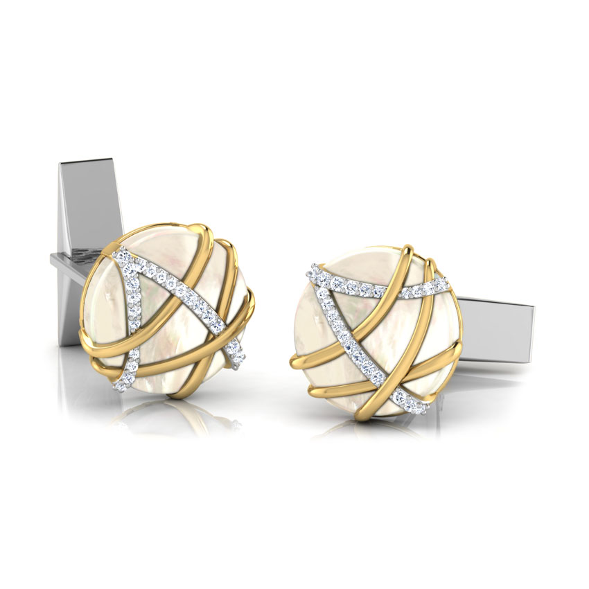 Adam Gold and Silver Cufflinks