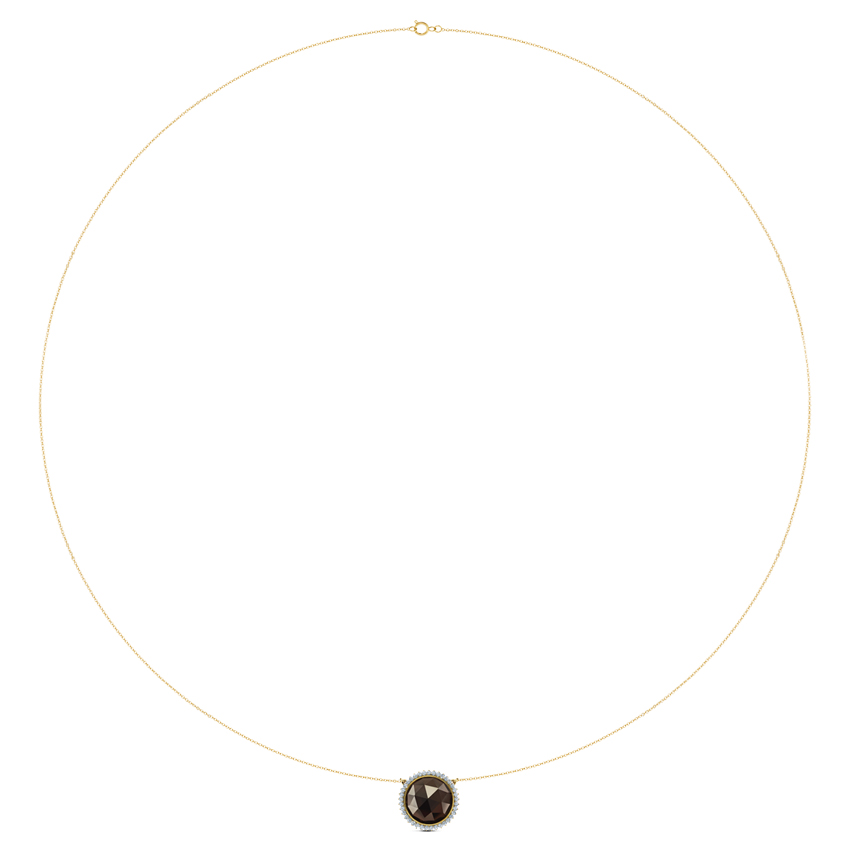 Floral Gemstone Necklace 
