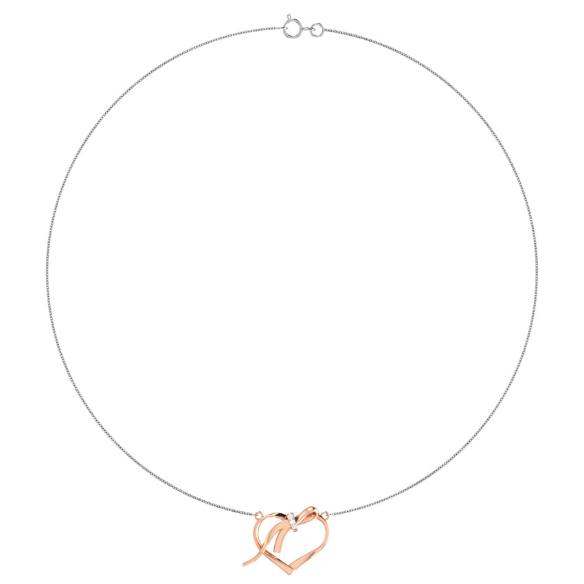 Heart and Knot Necklace