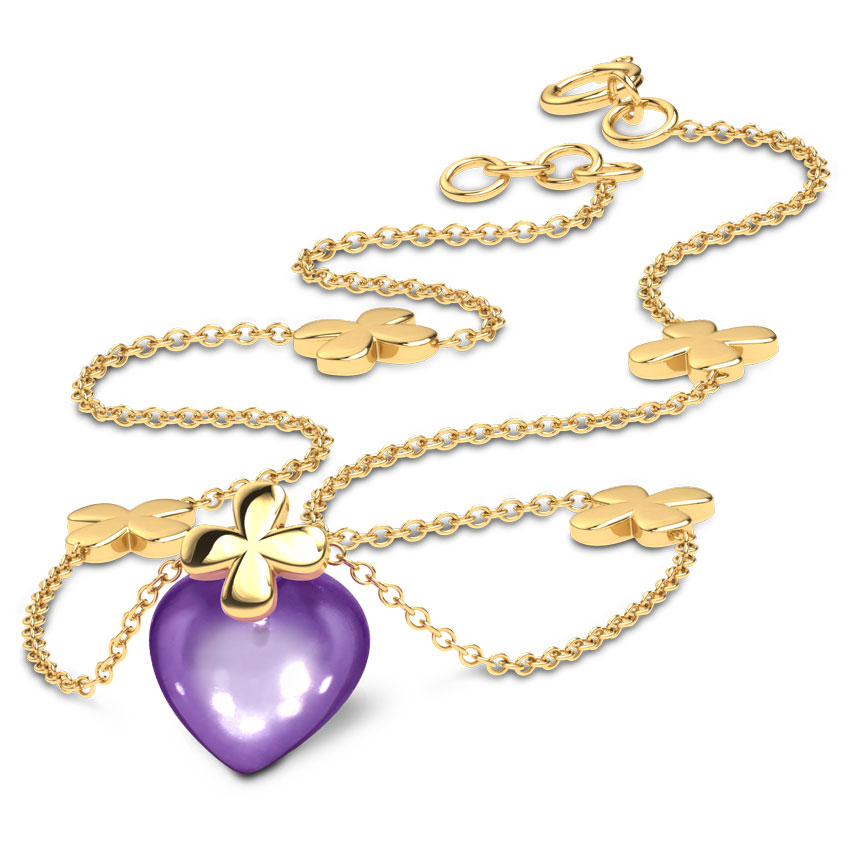 Floral Heart Necklace