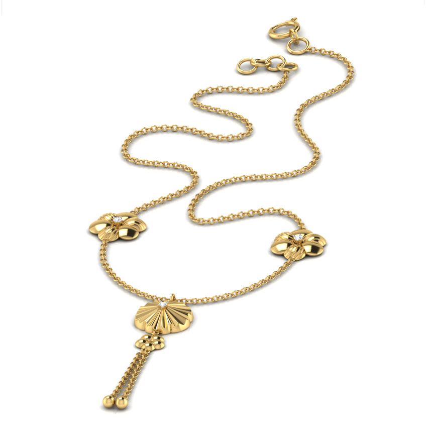 Fleur Dangle Necklace Fleur Dangle Necklace