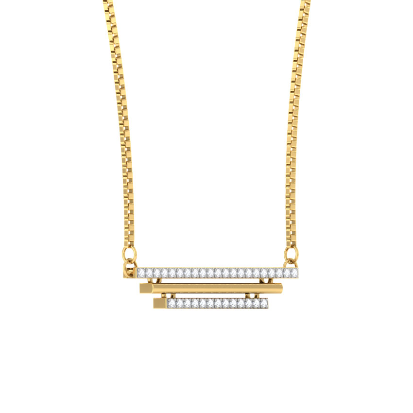 Roma Bar Diamond Necklace