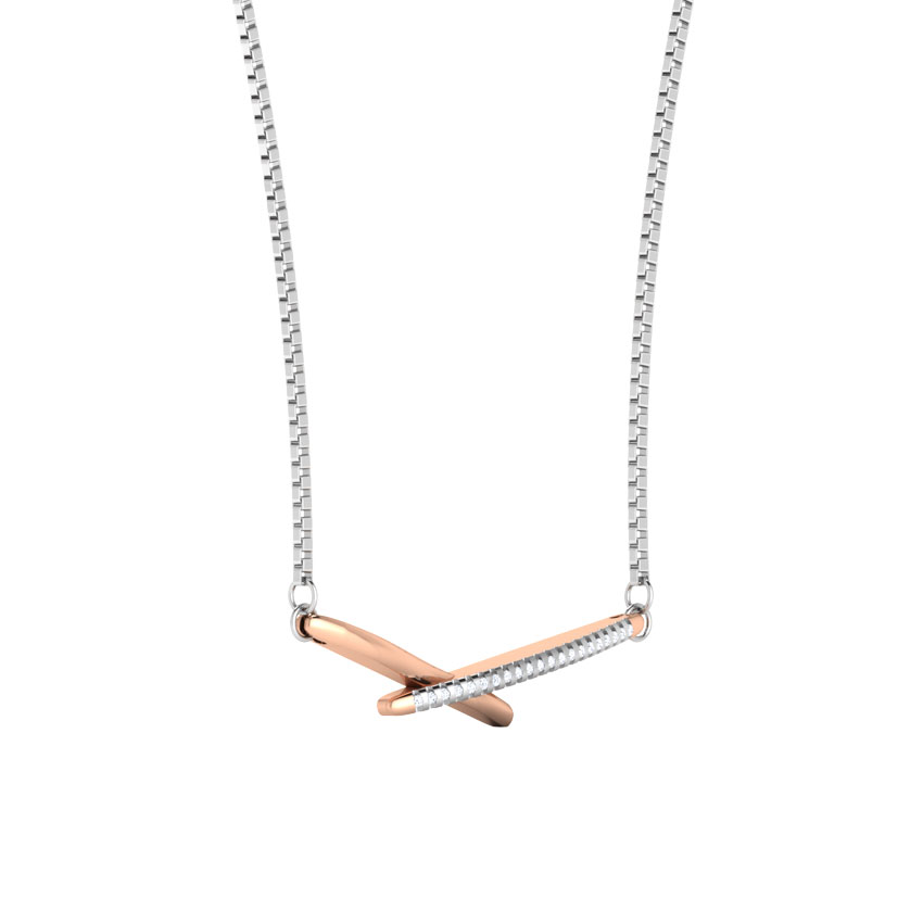 Mila Diamond Bar Necklace